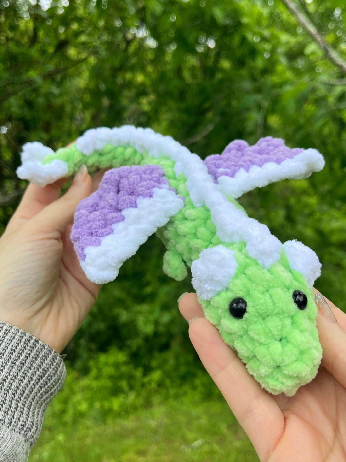 Mini Dragon Crochet Plushie