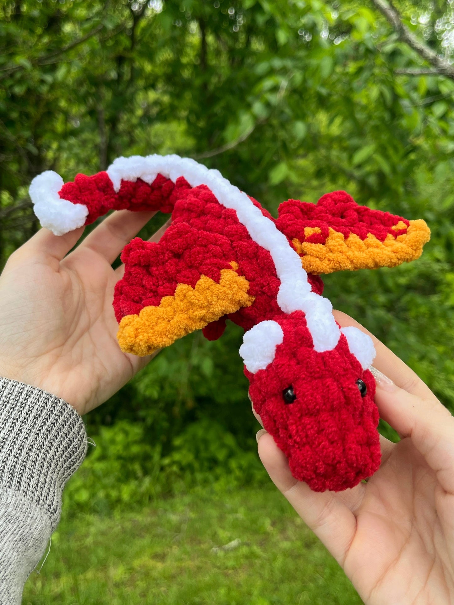 Mini Dragon Crochet Plushie