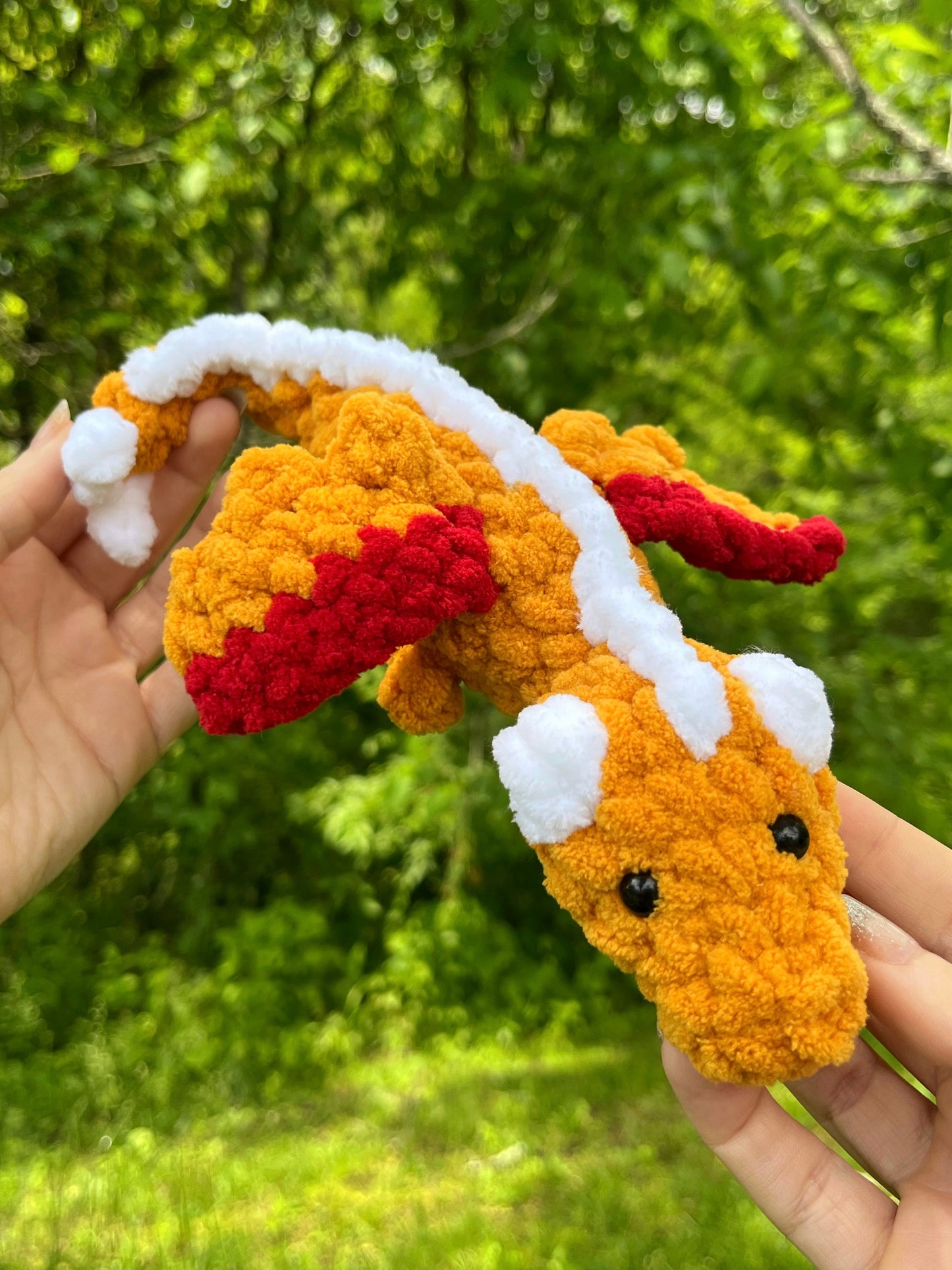 Mini Dragon Crochet Plushie