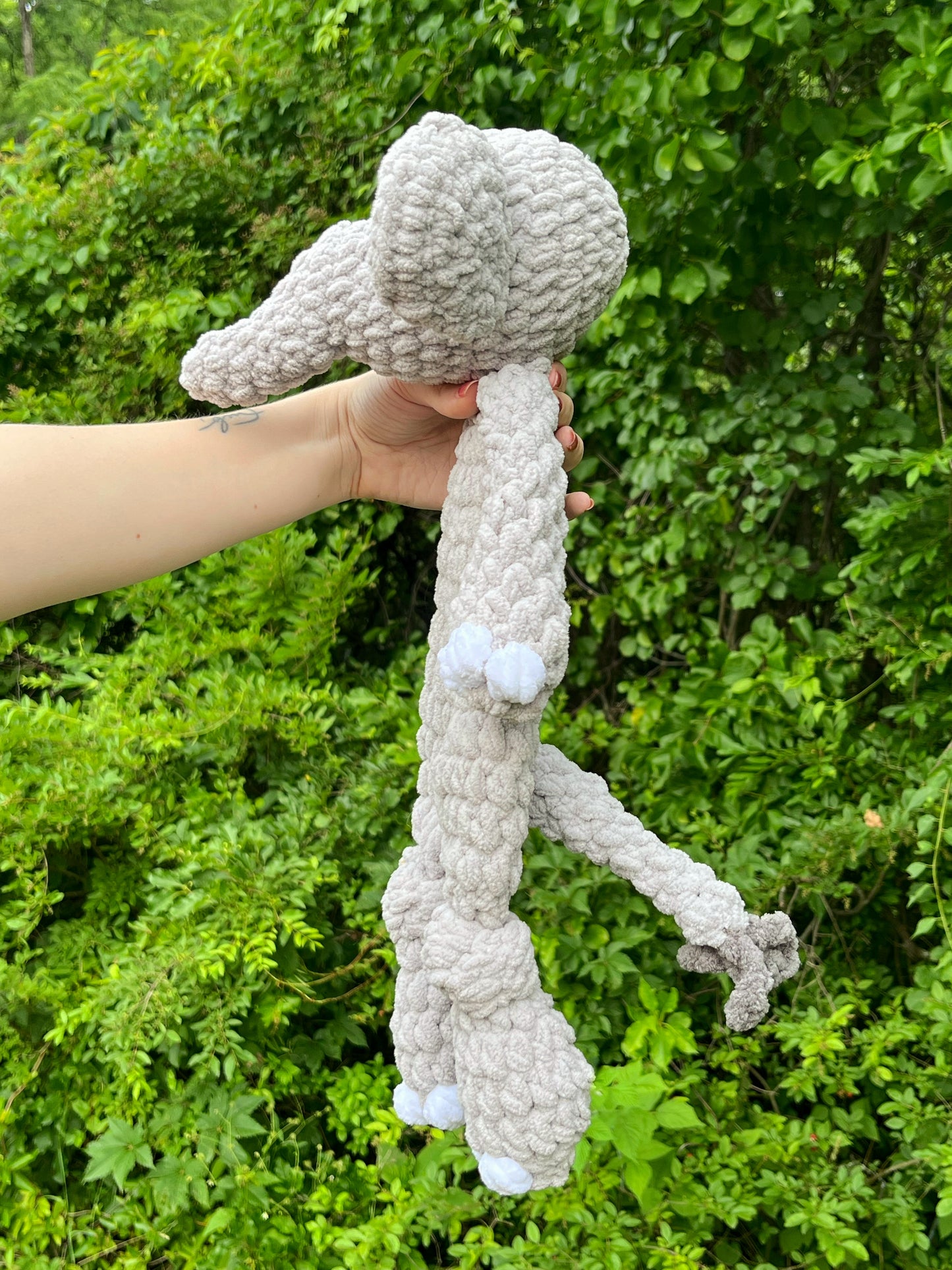 Elephant Handmade Crochet Lovey