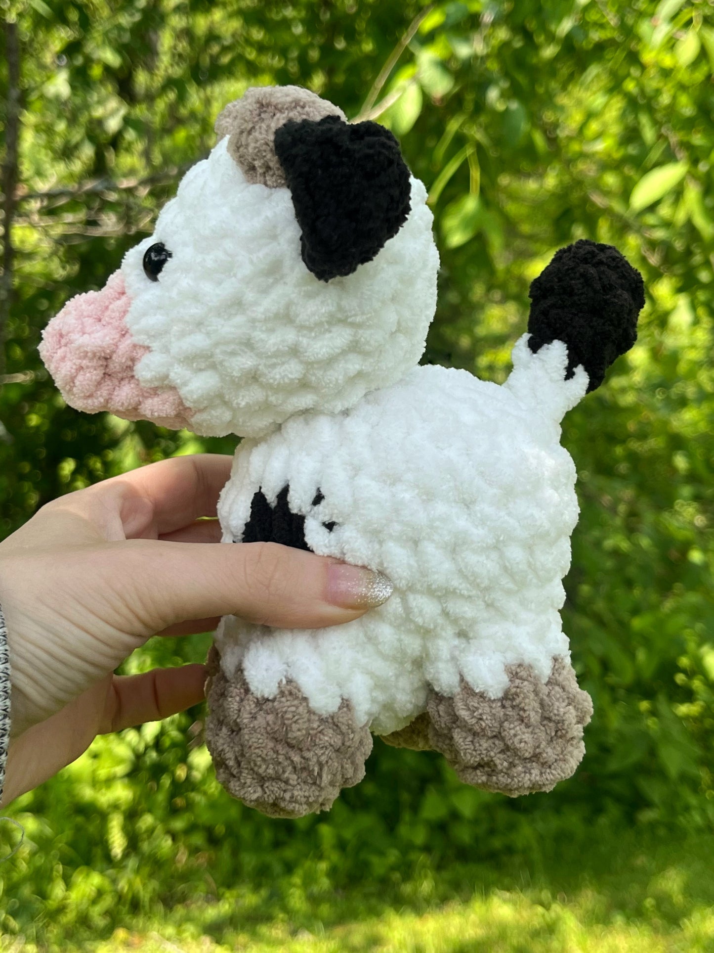 Mini Cow Crochet Plushie