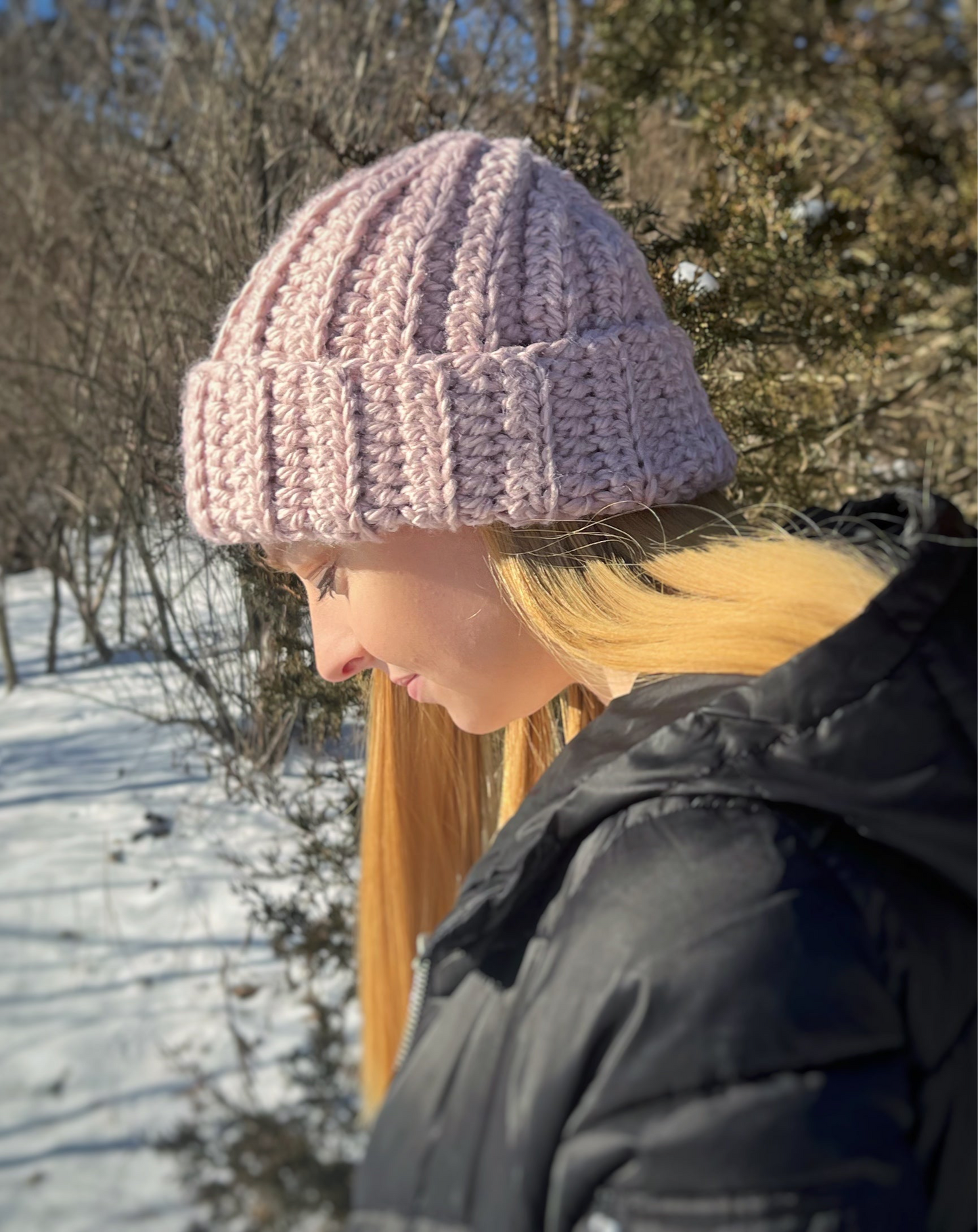 Chunky Crochet Beanie (Adult)