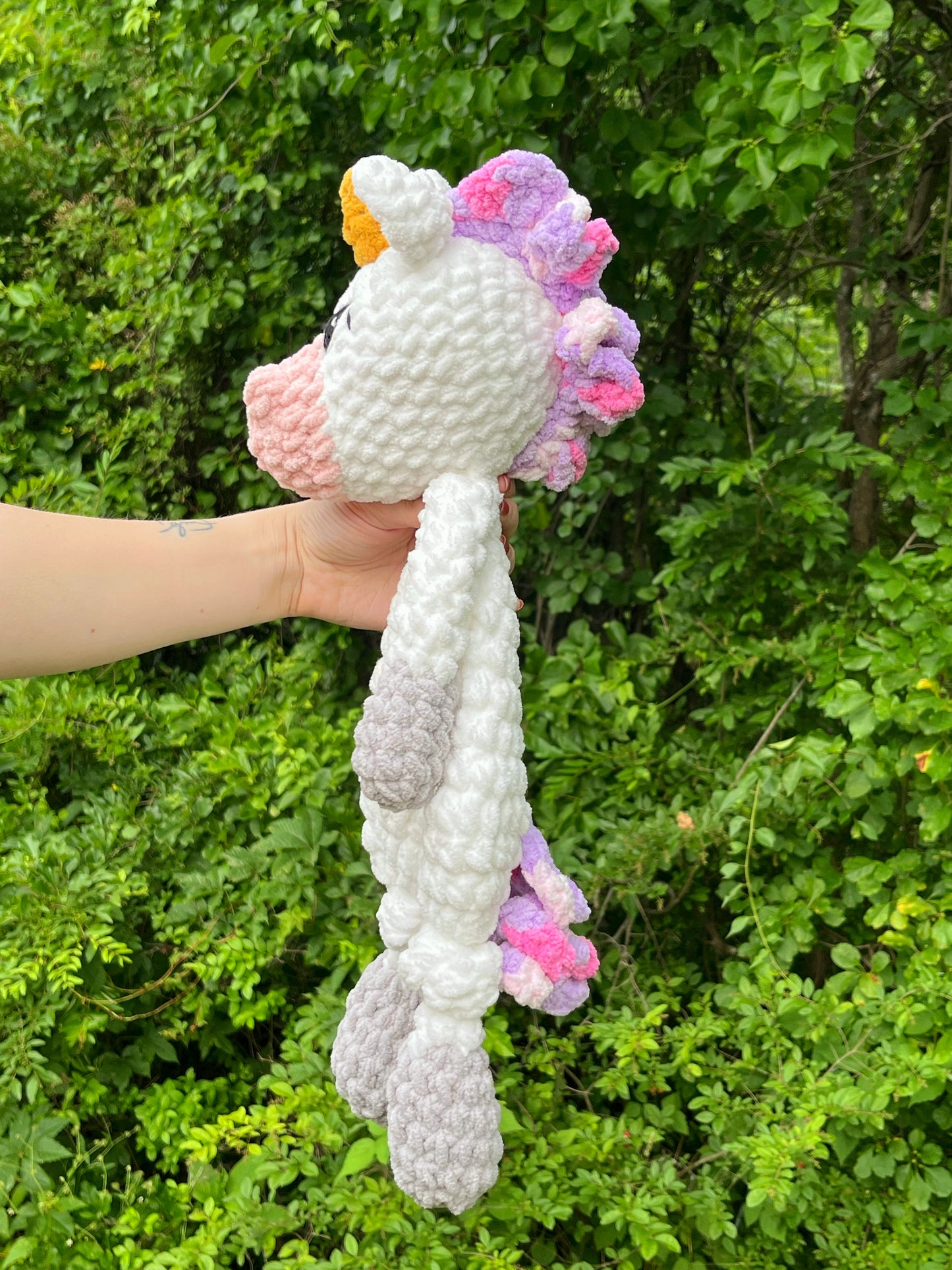 Unicorn Handmade Crochet Lovey