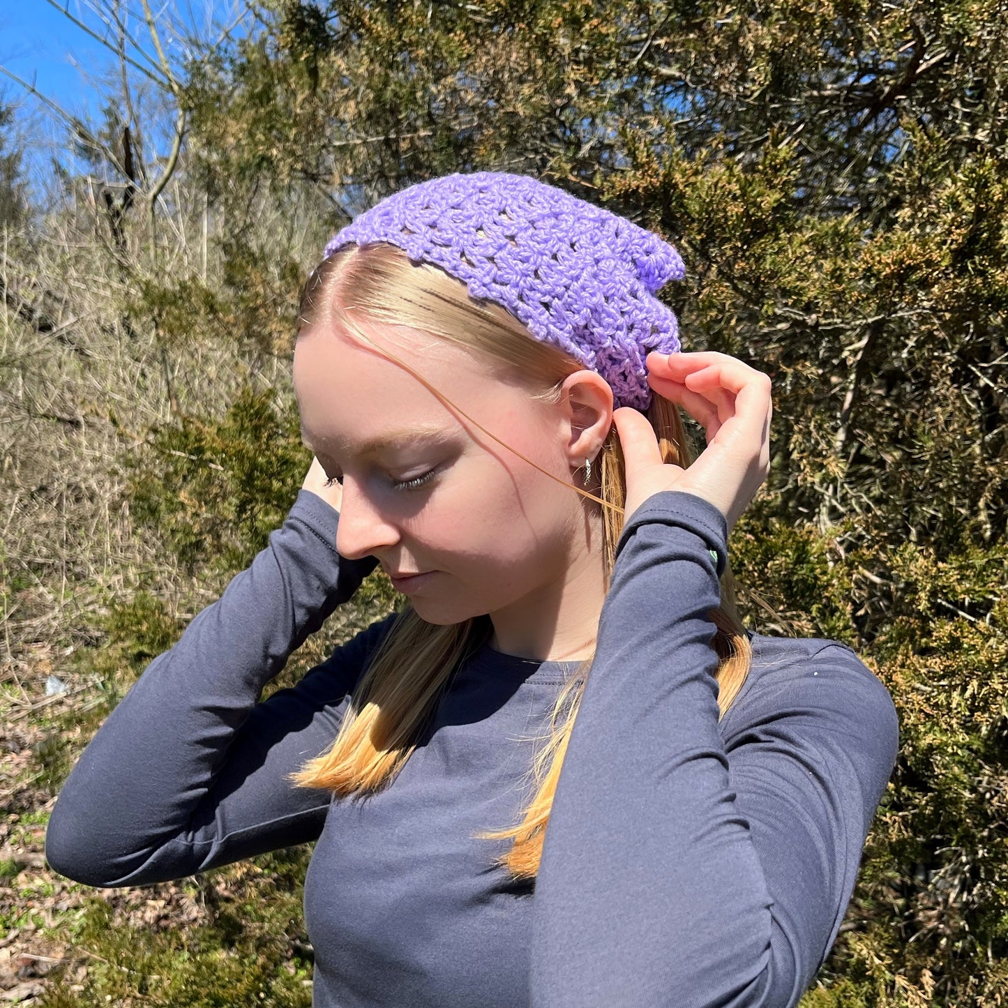 Springtime Lace Adult Bandana