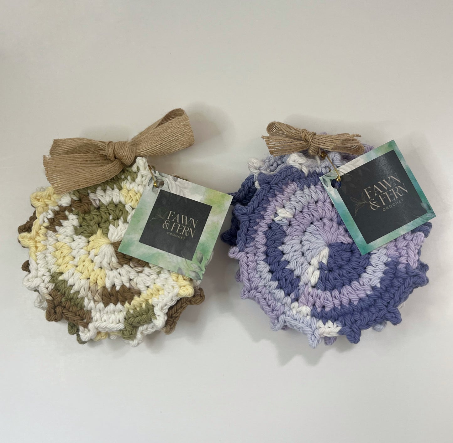 Ecospin Crochet Coaster Set