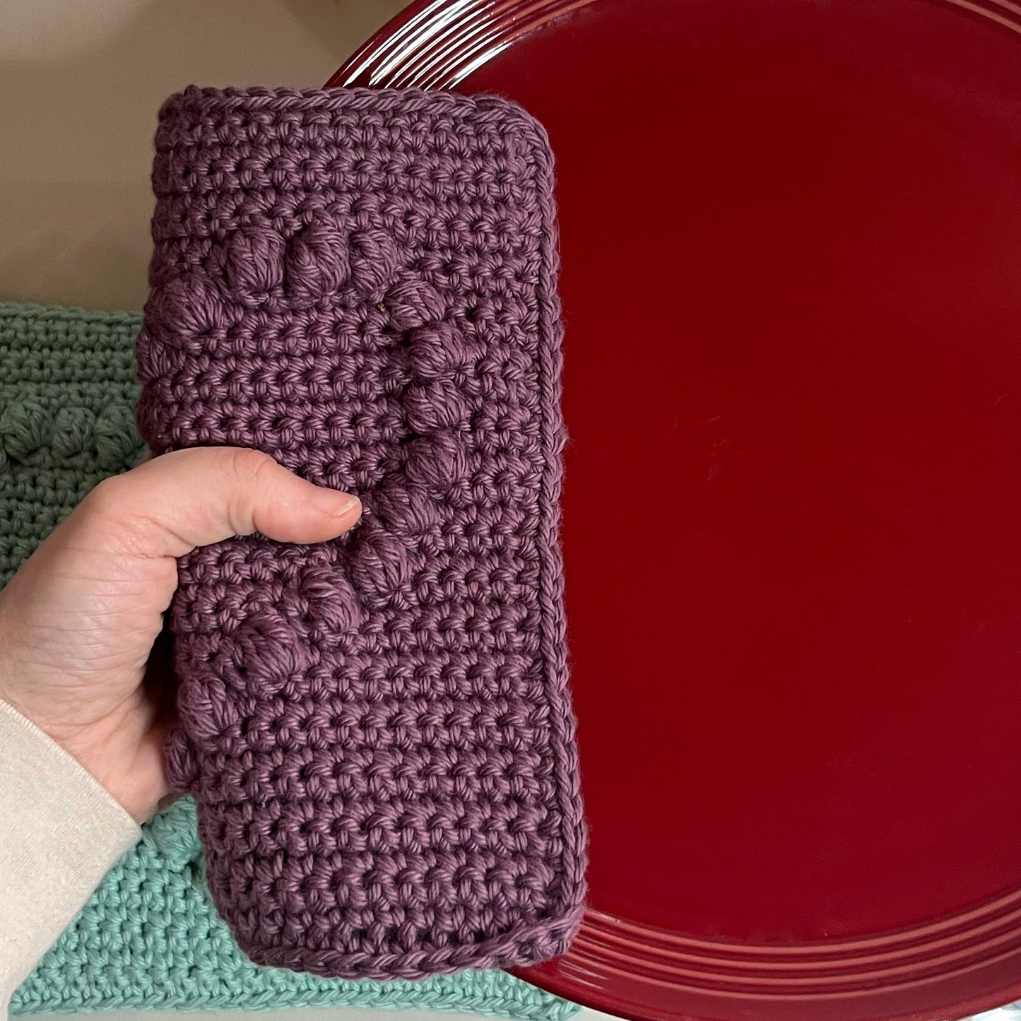 Heart Double-Thick Crochet Potholder
