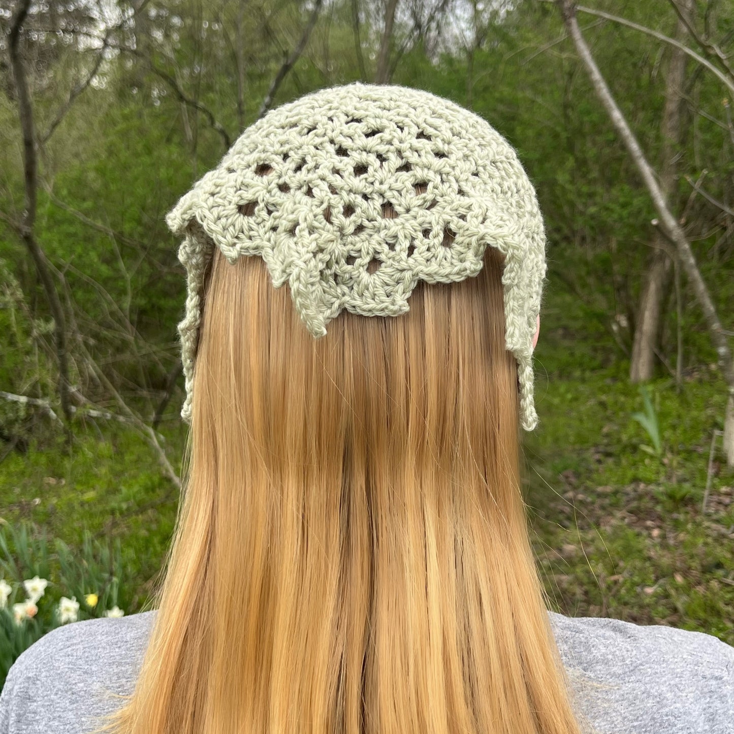 Springtime Lace Adult Bandana