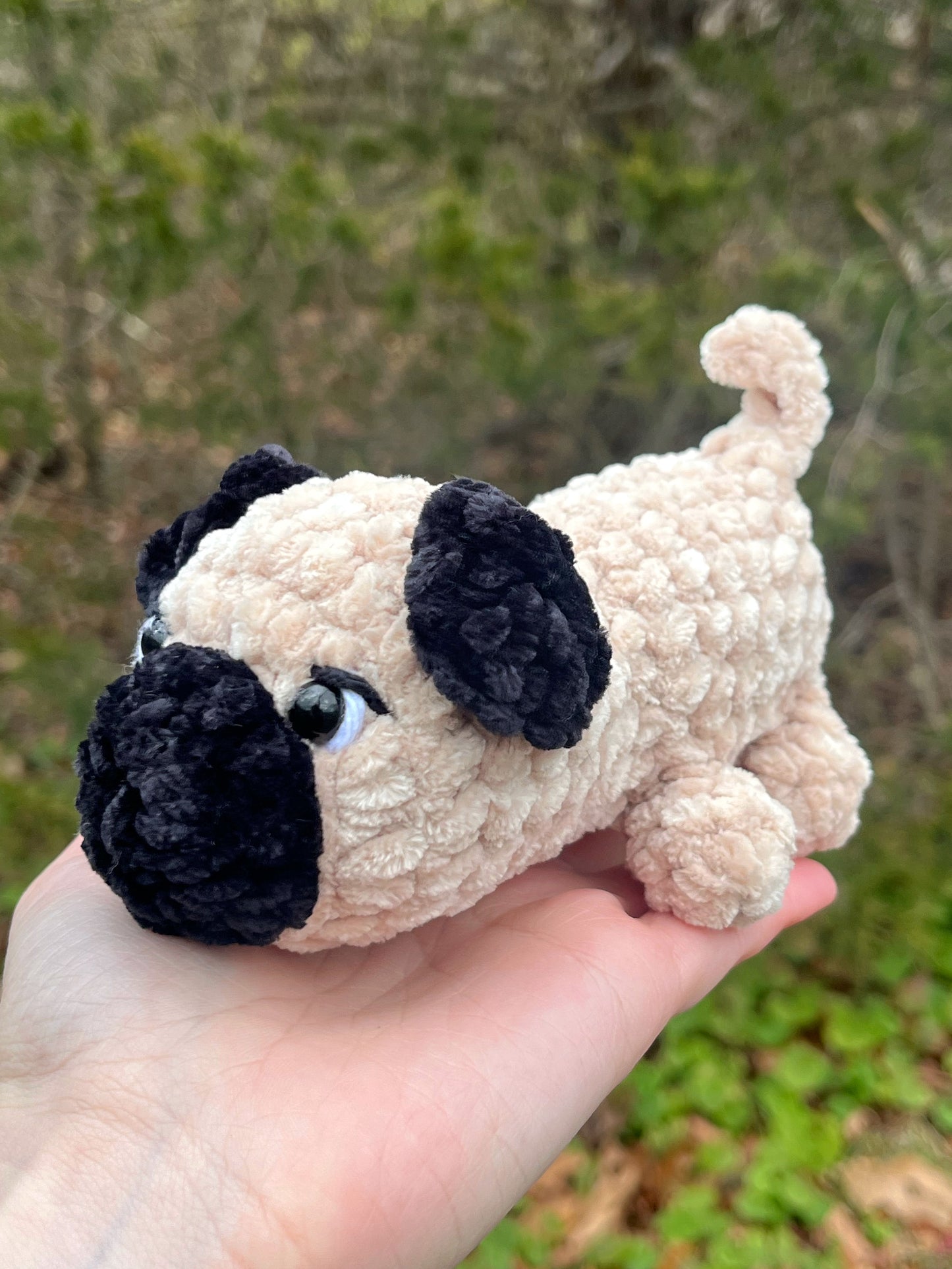 Mini Puppy Dog Handmade Crochet Plushie