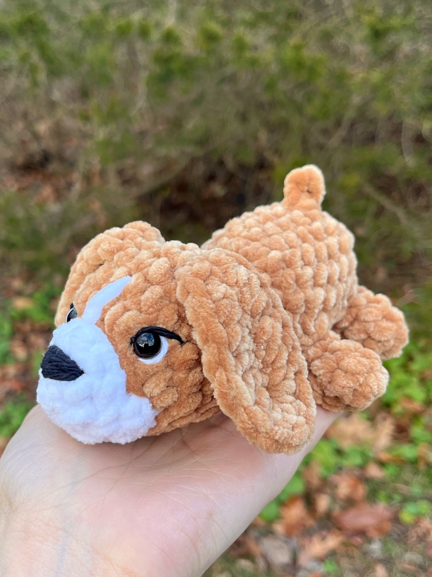 Mini Puppy Dog Handmade Crochet Plushie