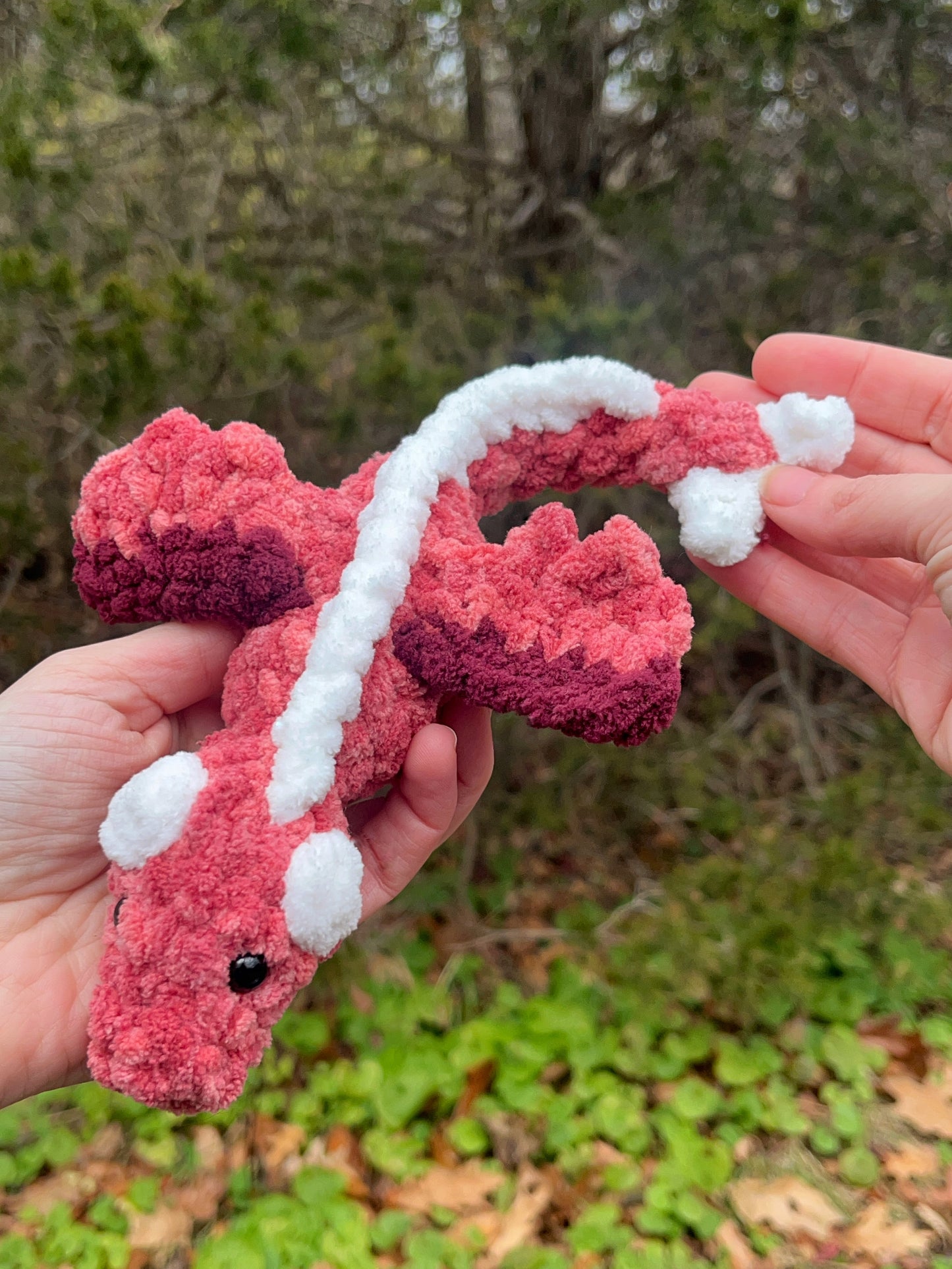 Mini Dragon Crochet Plushie