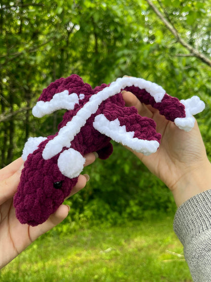 Mini Dragon Crochet Plushie