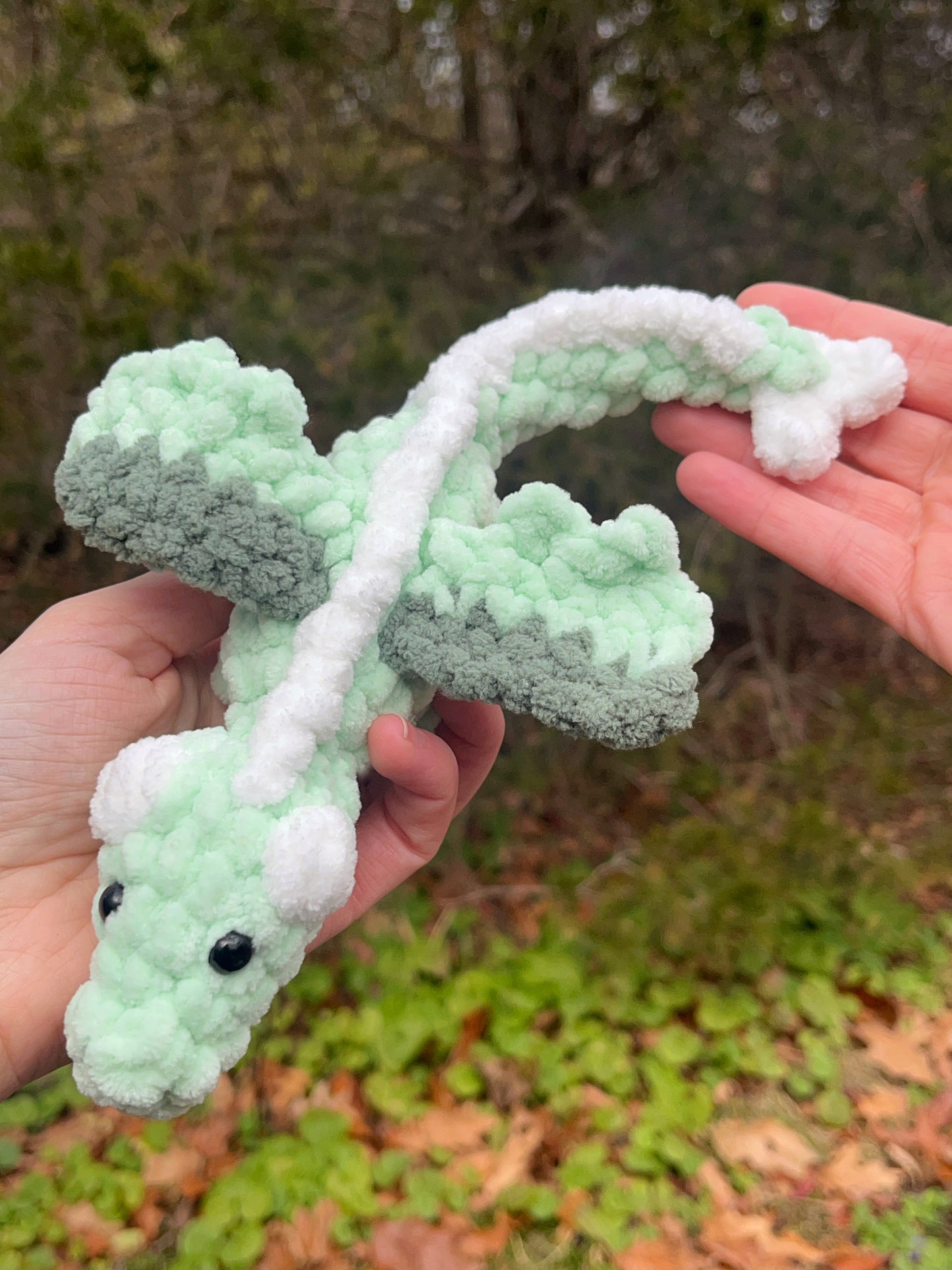 Mini Dragon Crochet Plushie