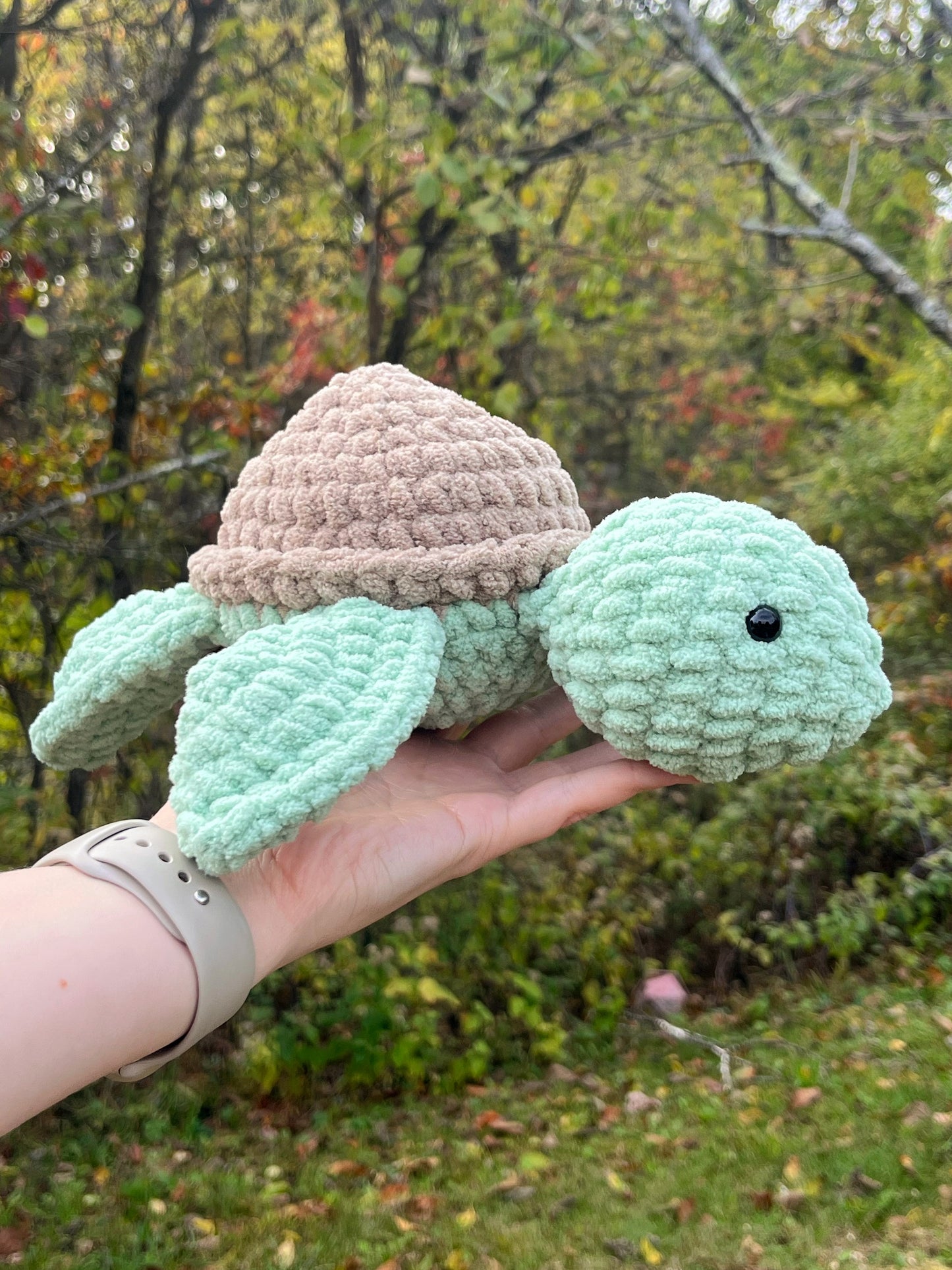 Sea Turtle Handmade Crochet Plushie