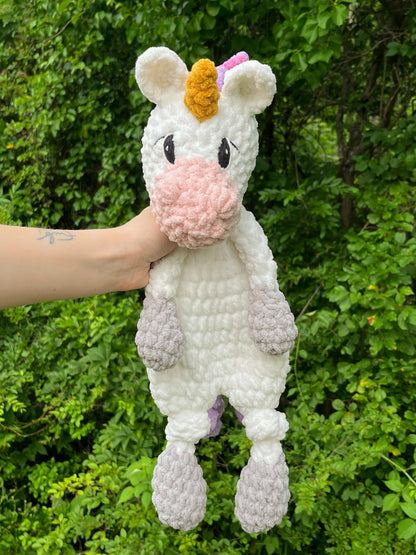 Unicorn Handmade Crochet Lovey