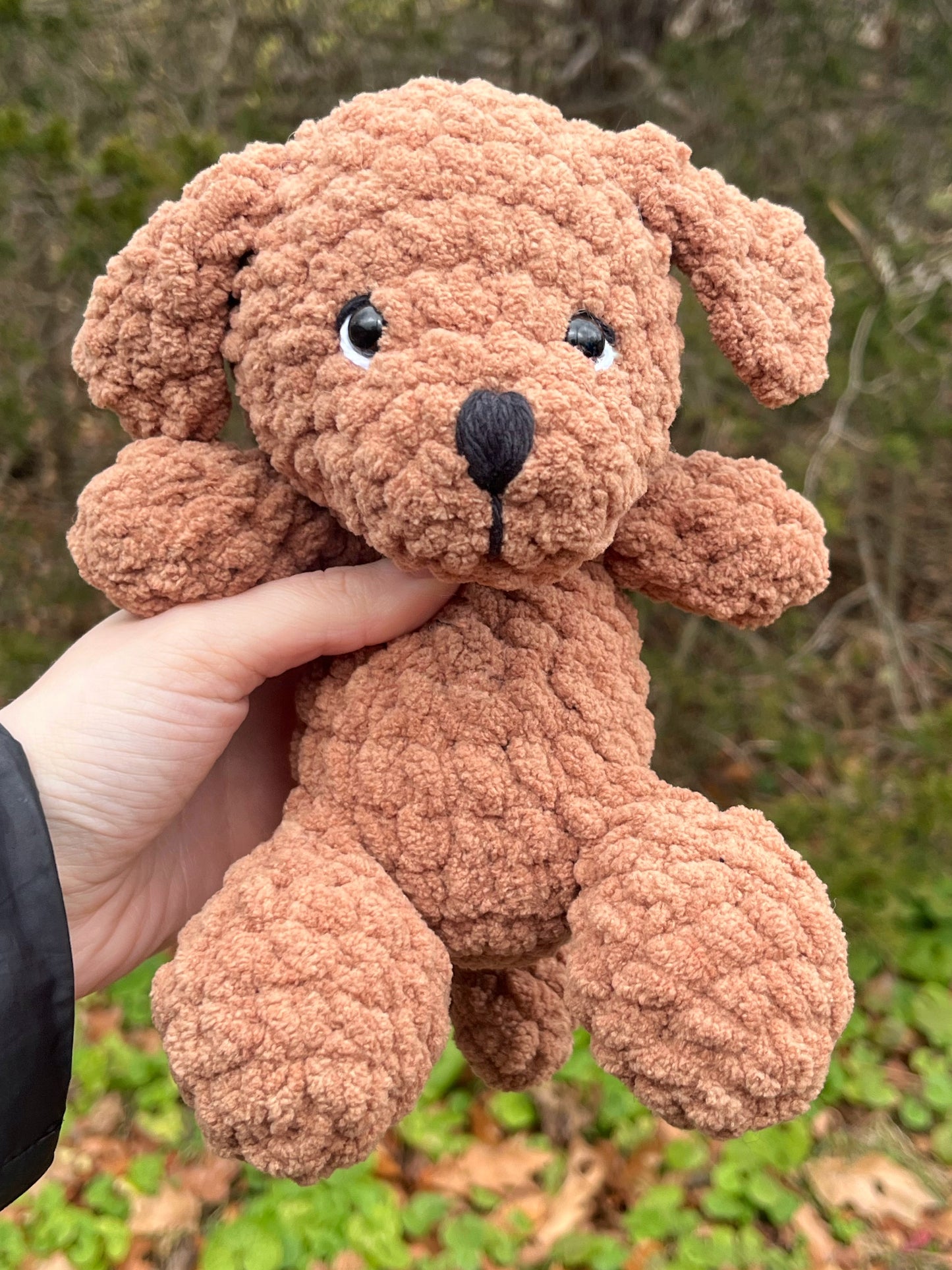 Puppy Dog Handmade Crochet Plushie