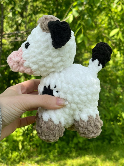 Mini Cow Crochet Plushie
