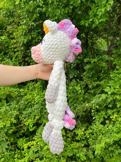 Unicorn Handmade Crochet Lovey