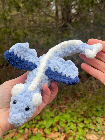 Mini Dragon Crochet Plushie