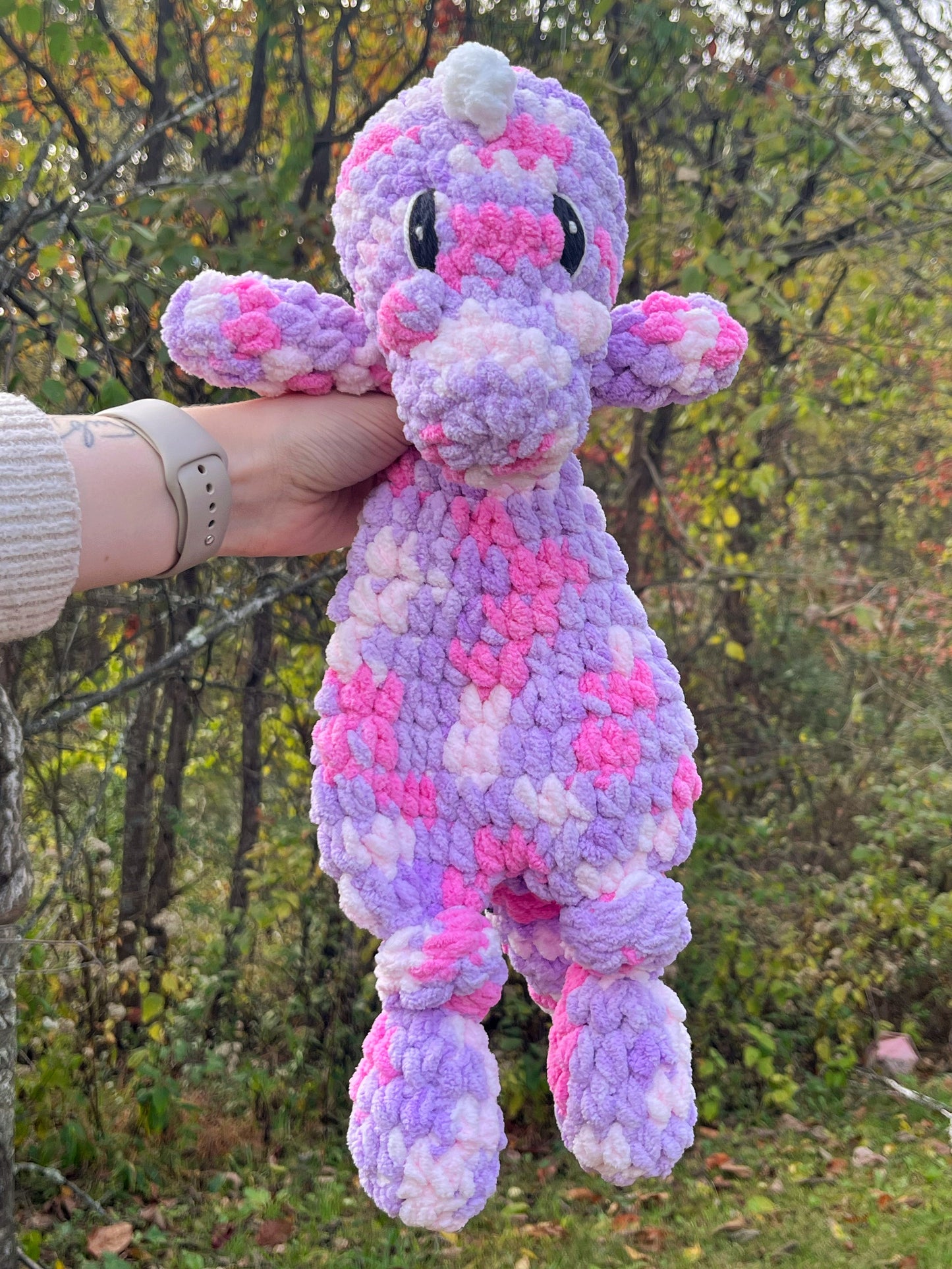 Dinosaur Handmade Crochet Lovey