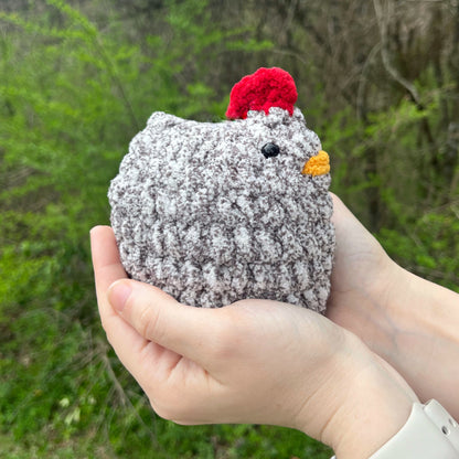 Cute and Cuddly Crochet Chicken Plushie