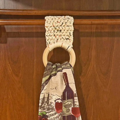 Handmade Crochet Ring Towel Holders