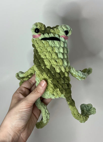 Crochet Leggy Frog Plushie