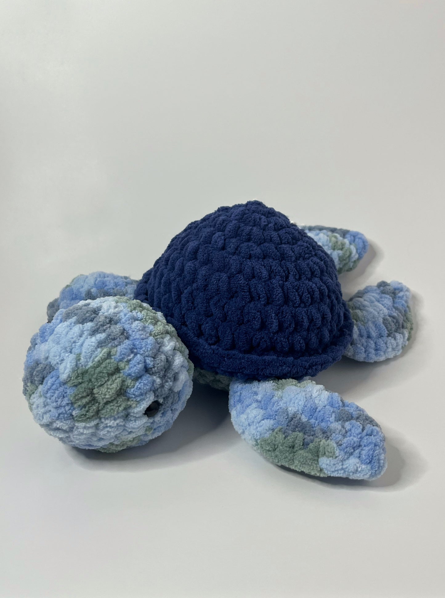 Crochet Dual Color Sea Turtle Plushie