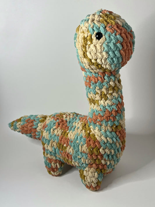 Large Crochet Dinosaur Plushie