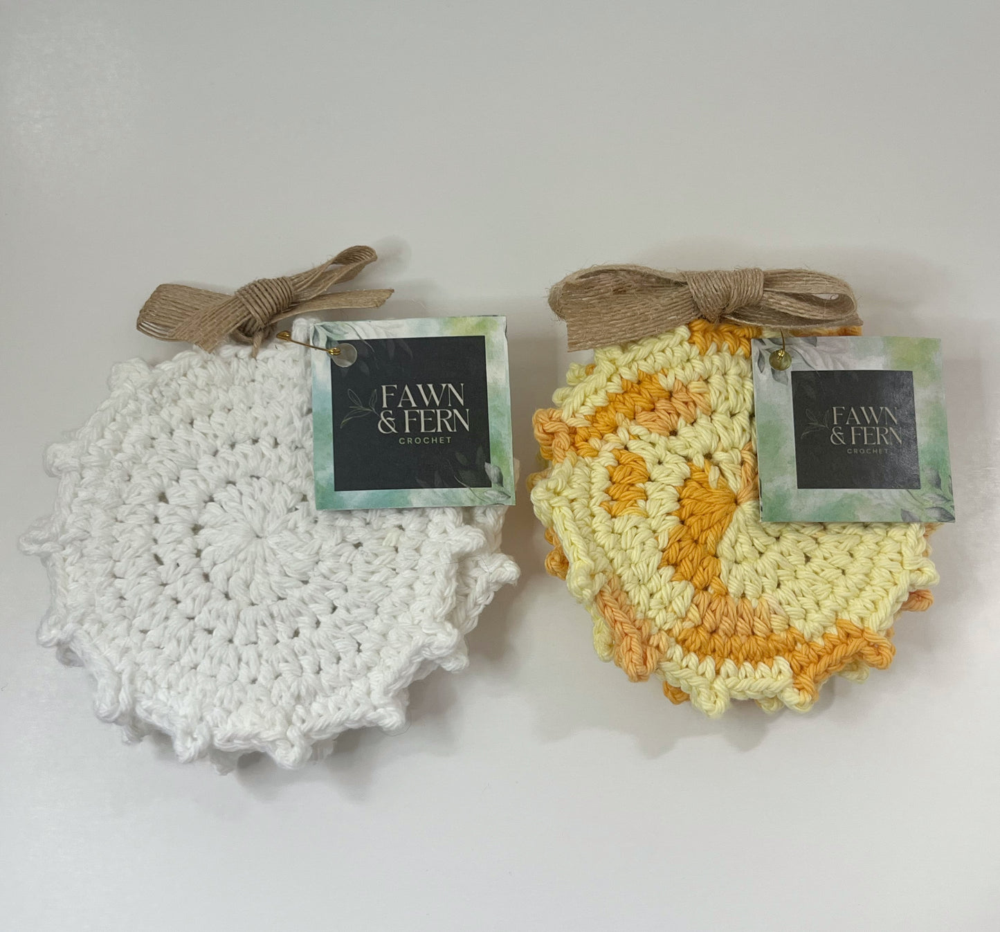 Ecospin Crochet Coaster Set