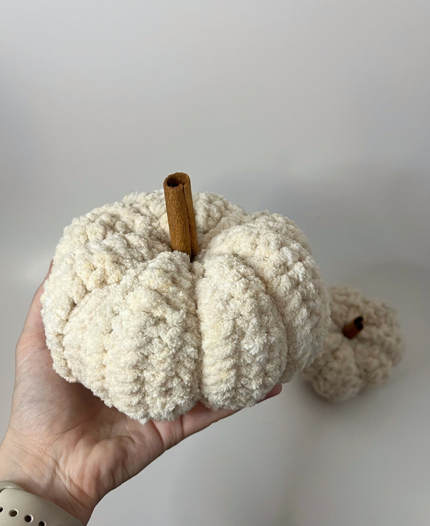 Plush Crochet Pumpkins